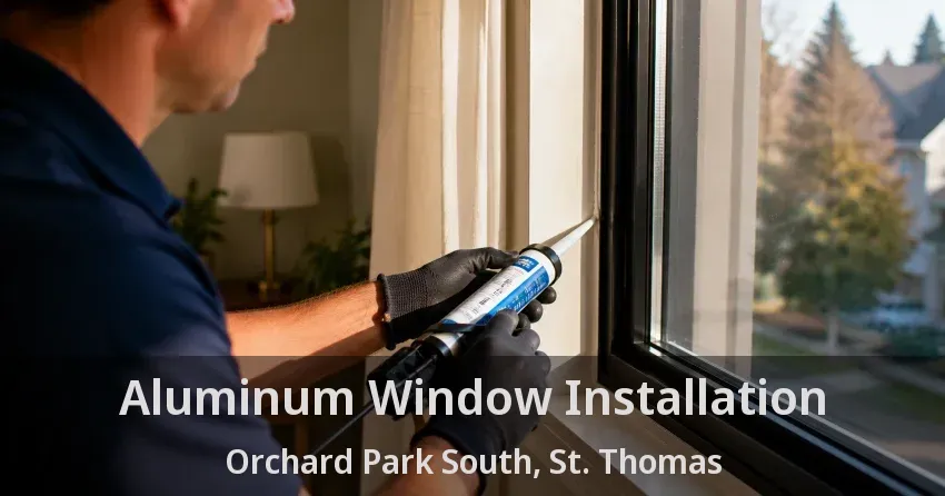 Aluminum Window Installation Orchard Park South, St. Thomas - ON