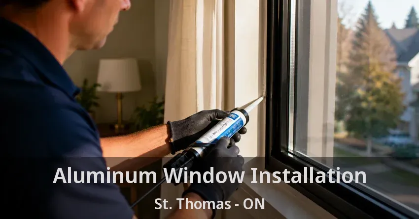 Aluminum Window Installation St. Thomas - ON