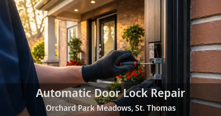 Automatic Door Lock Repair Orchard Park Meadows, St. Thomas - ON