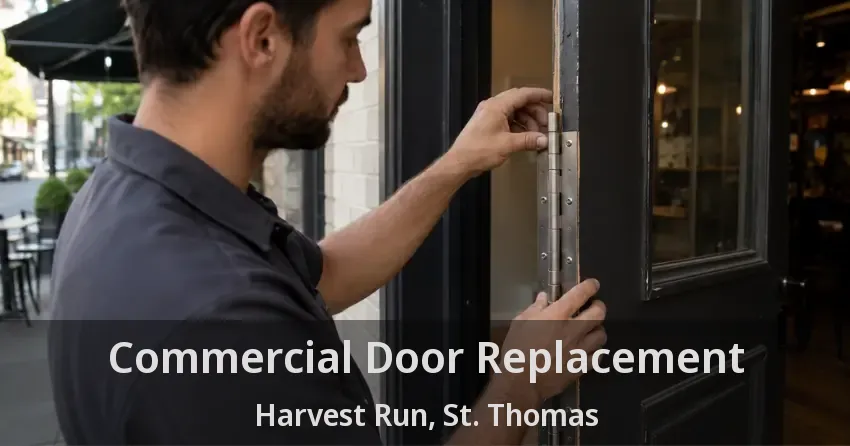 Commercial Door Replacement Harvest Run, St. Thomas - ON