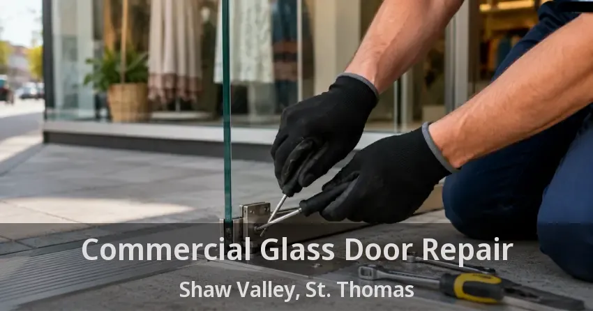 Commercial Glass Door Repair Shaw Valley, St. Thomas - ON