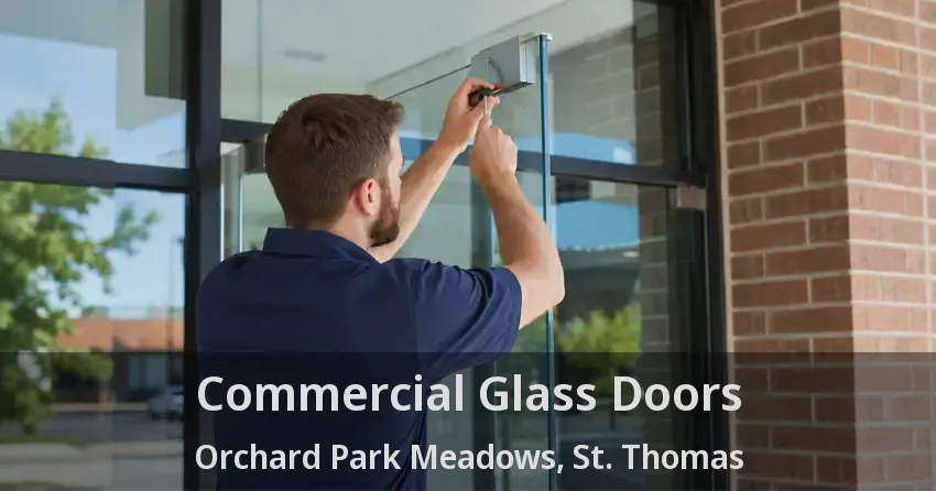 Commercial Glass Doors Orchard Park Meadows, St. Thomas - ON