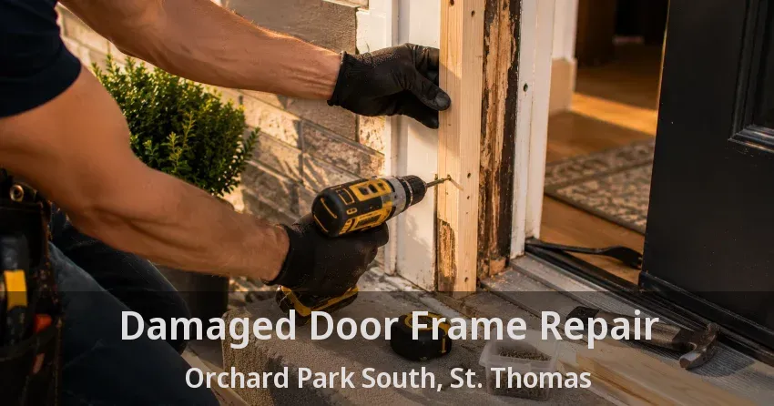 Damaged Door Frame Repair Orchard Park South, St. Thomas - ON