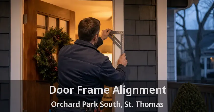Door Frame Alignment Orchard Park South, St. Thomas - ON