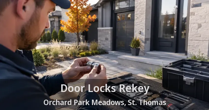 Door Locks Rekey Orchard Park Meadows, St. Thomas - ON