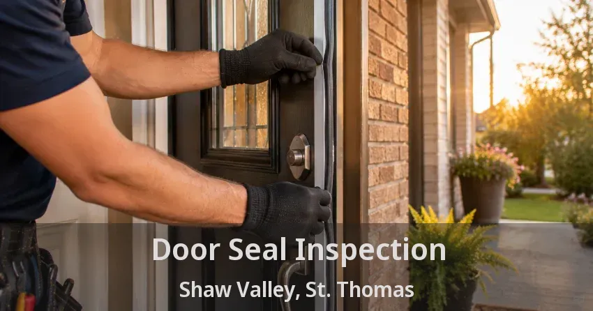 Door Seal Inspection Shaw Valley, St. Thomas - ON
