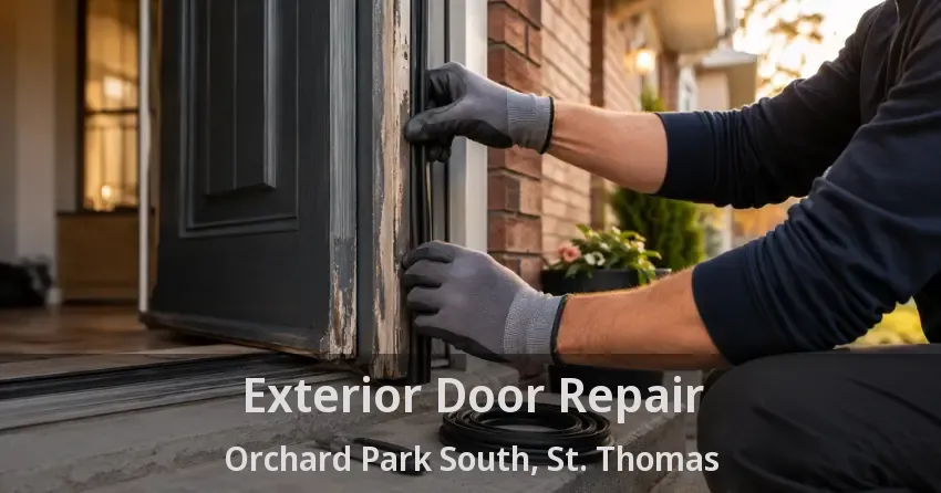 Exterior Door Repair Orchard Park South, St. Thomas - ON