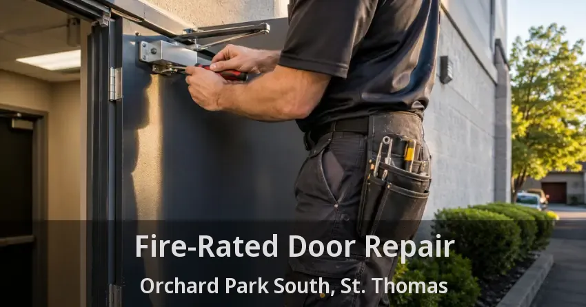 Fire-Rated Door Repair Orchard Park South, St. Thomas - ON