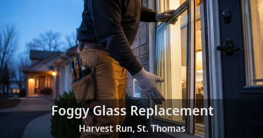 Foggy Glass Replacement Harvest Run, St. Thomas - ON