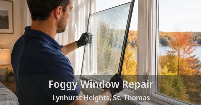 Foggy Window Repair Lynhurst Heights, St. Thomas - ON