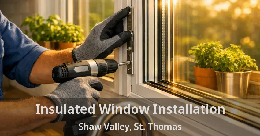Insulated Window Installation Shaw Valley, St. Thomas - ON