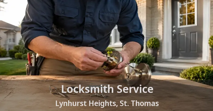 Locksmith Service Lynhurst Heights, St. Thomas - ON
