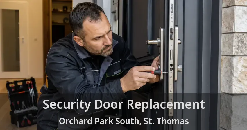 Security Door Replacement Orchard Park South, St. Thomas - ON
