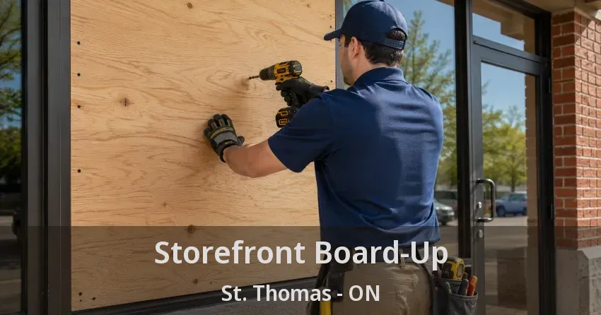 Storefront Board-Up St. Thomas - ON