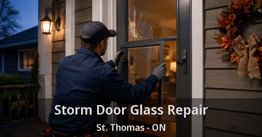 Storm Door Glass Repair St. Thomas - ON