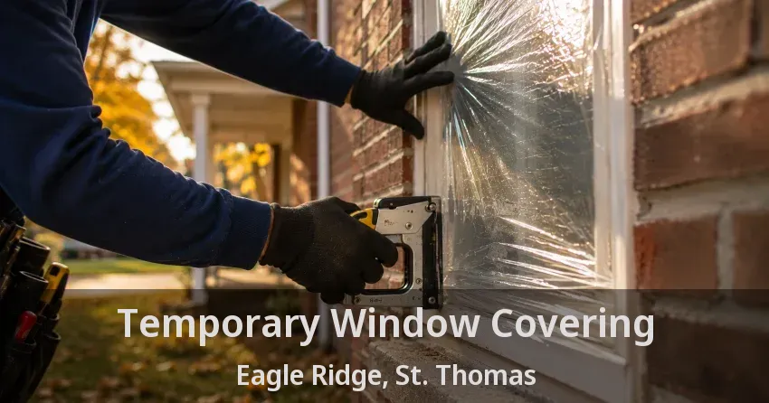 Temporary Window Covering Eagle Ridge, St. Thomas - ON
