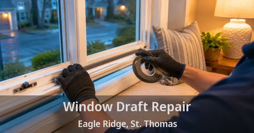 Window Draft Repair Eagle Ridge, St. Thomas - ON