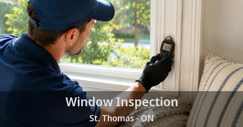 Window Inspection St. Thomas - ON