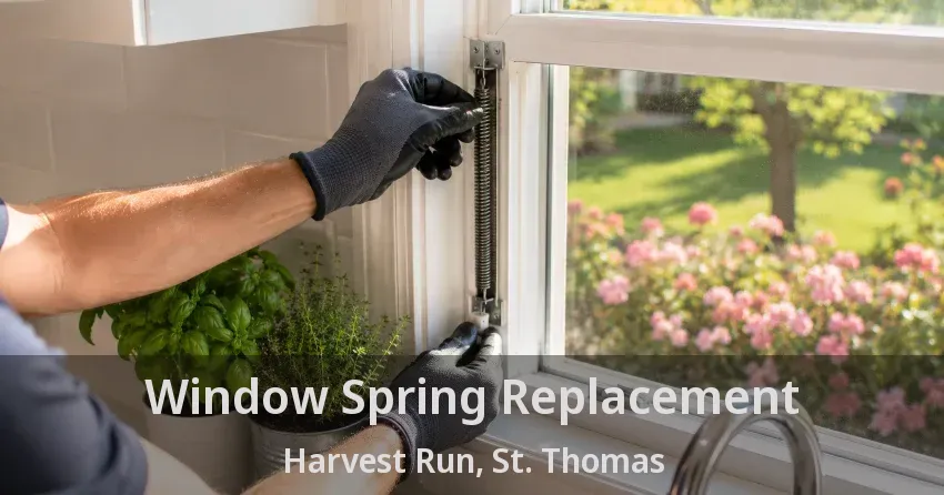 Window Spring Replacement Harvest Run, St. Thomas - ON