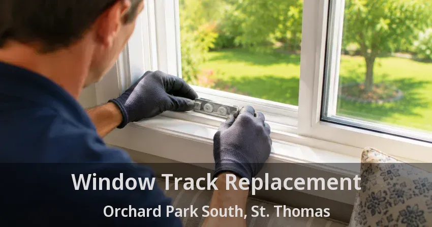 Window Track Replacement Orchard Park South, St. Thomas - ON