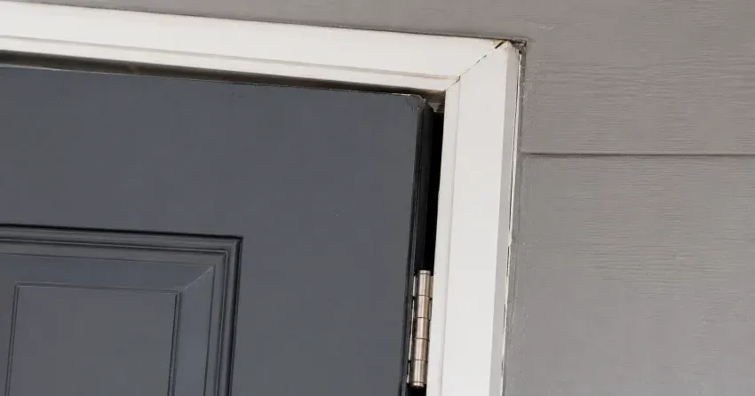 technician tightening a loose door hinge in Orchard Park South, St. Thomas