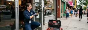 Storefront Door Repair Orchard Park Meadows, St. Thomas