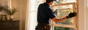 Wood Window Installation Orchard Park Meadows, St. Thomas